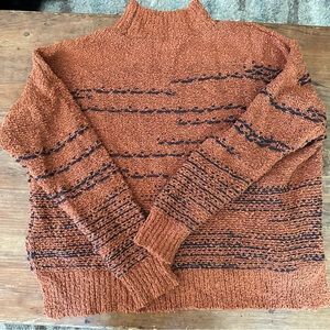 Soft mock neck sweater